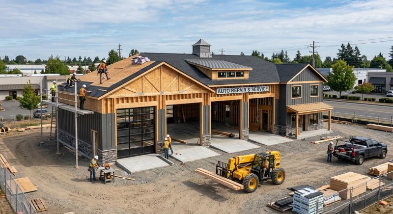 Commercial Garage Construction in Conroe, TX