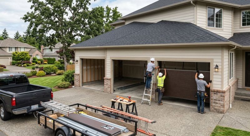 Four Car Garage Installation in Cypress, TX