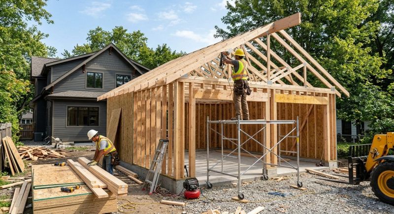 Garage Construction in Conroe, TX