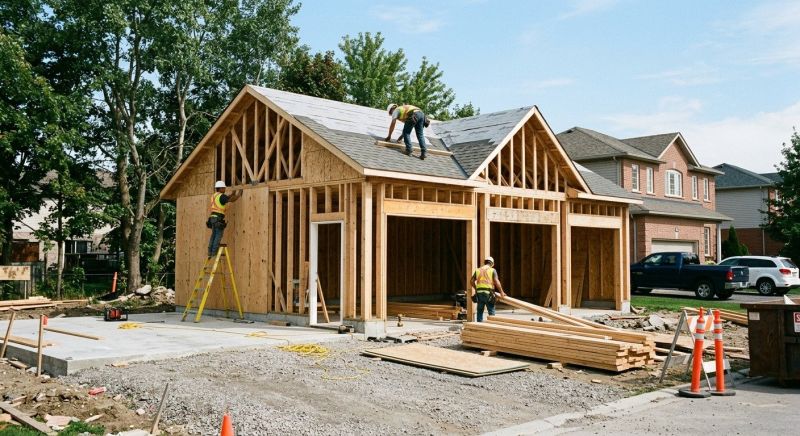 Wood Garage Installation in Cypress, TX