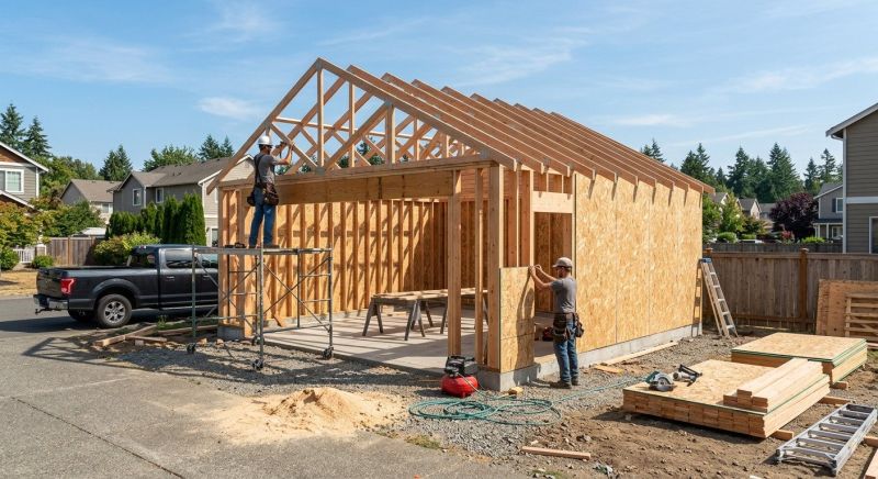 Wood Garage Installation in Las Vegas, NV